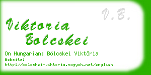 viktoria bolcskei business card